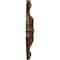 Ekena Millwork Hamilton Ceiling Medallion (Fits Canopies up to 3 3/4"), 17 3/8"OD x 1 3/4"P, Root Beer Crackle CM17HARBC - alternate 4